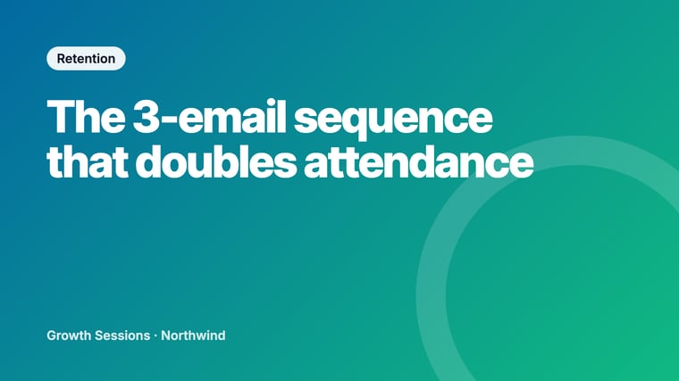 Three-email sequence illustration