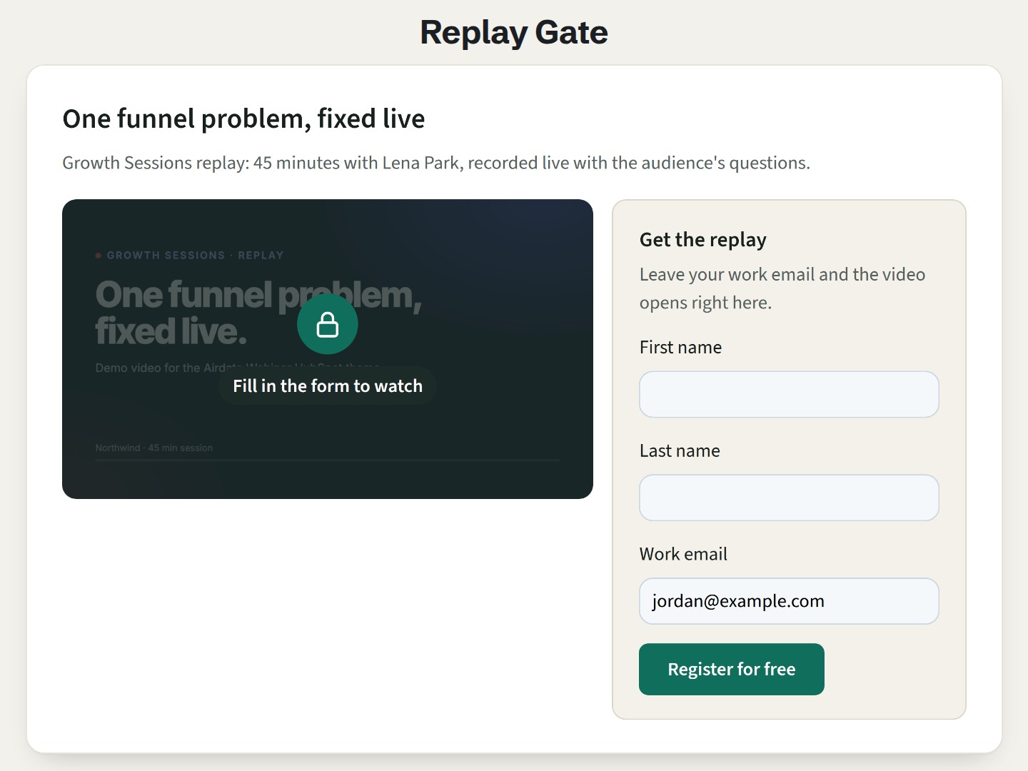 Preview of Airdate Replay Gate